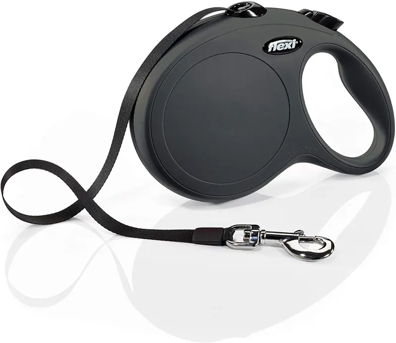 FLEXI Design Correa para perro retráctil en negro, 26 pies