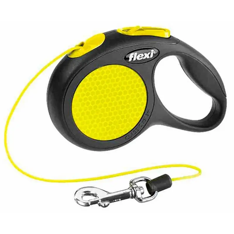 Flexi Neón Standard Cordón Amarillo 5 M Talla S