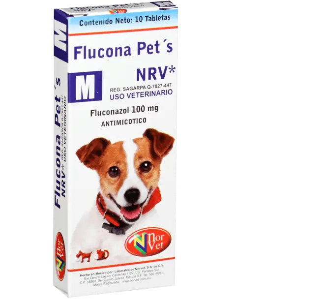 Flucona Pets NRV M 10 Tabletas ( Fluconazol 100 mg)