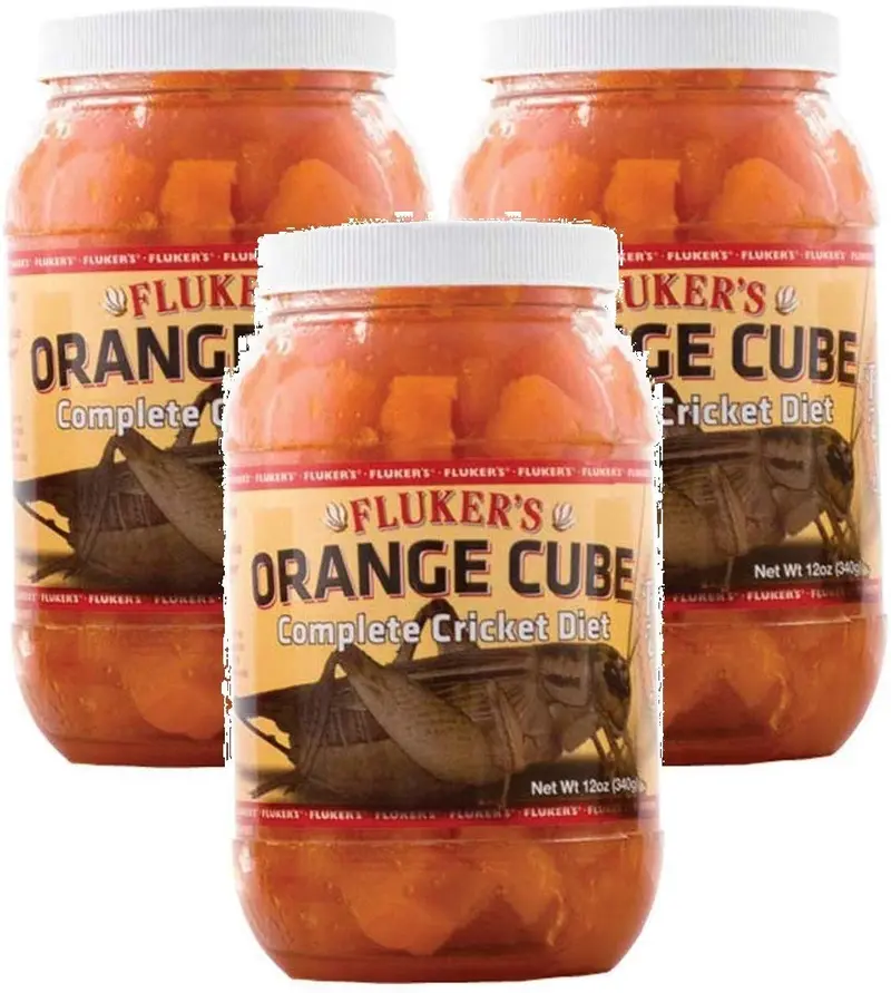 Fluker 12 oz del cubeta dieta completa Cricket (3 unidades), color naranja