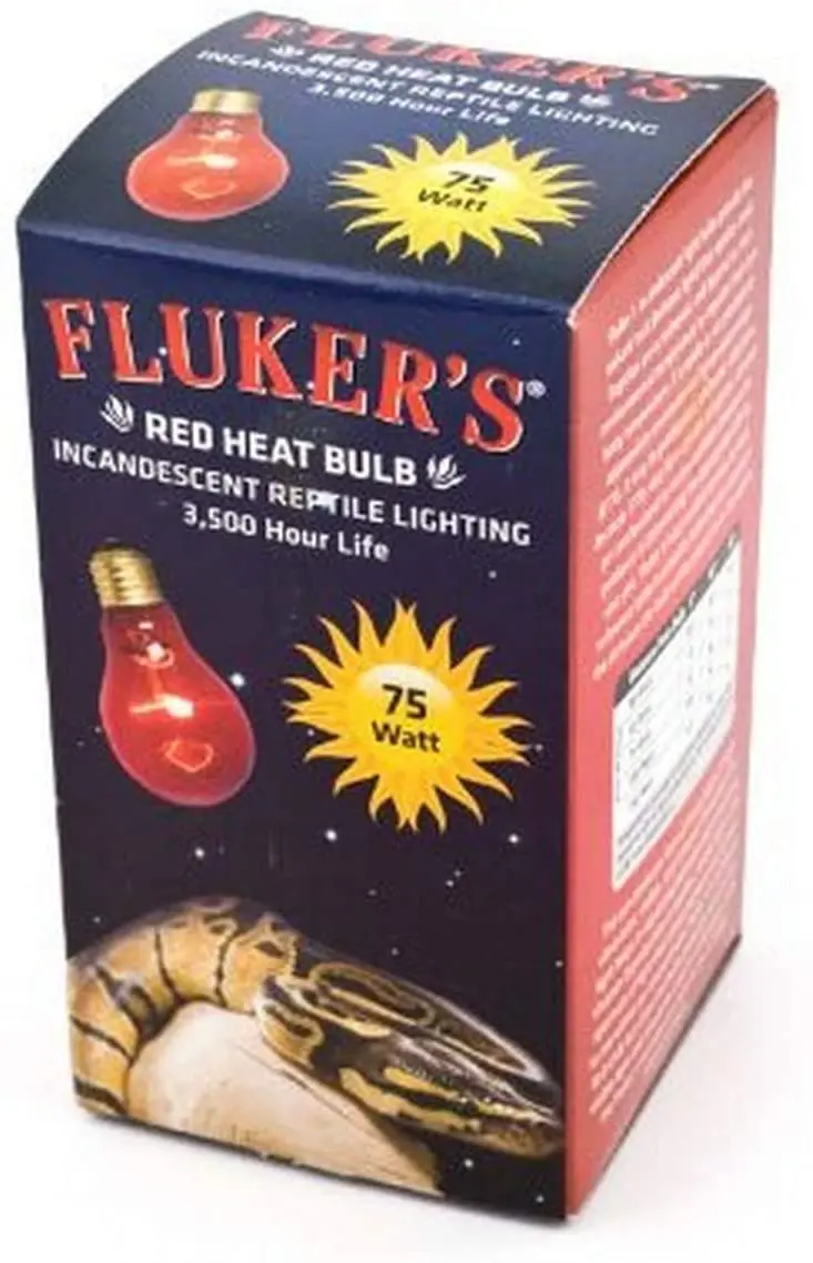 Fluker 22800 - Bombillas de calor para reptiles, 40 W, color rojo