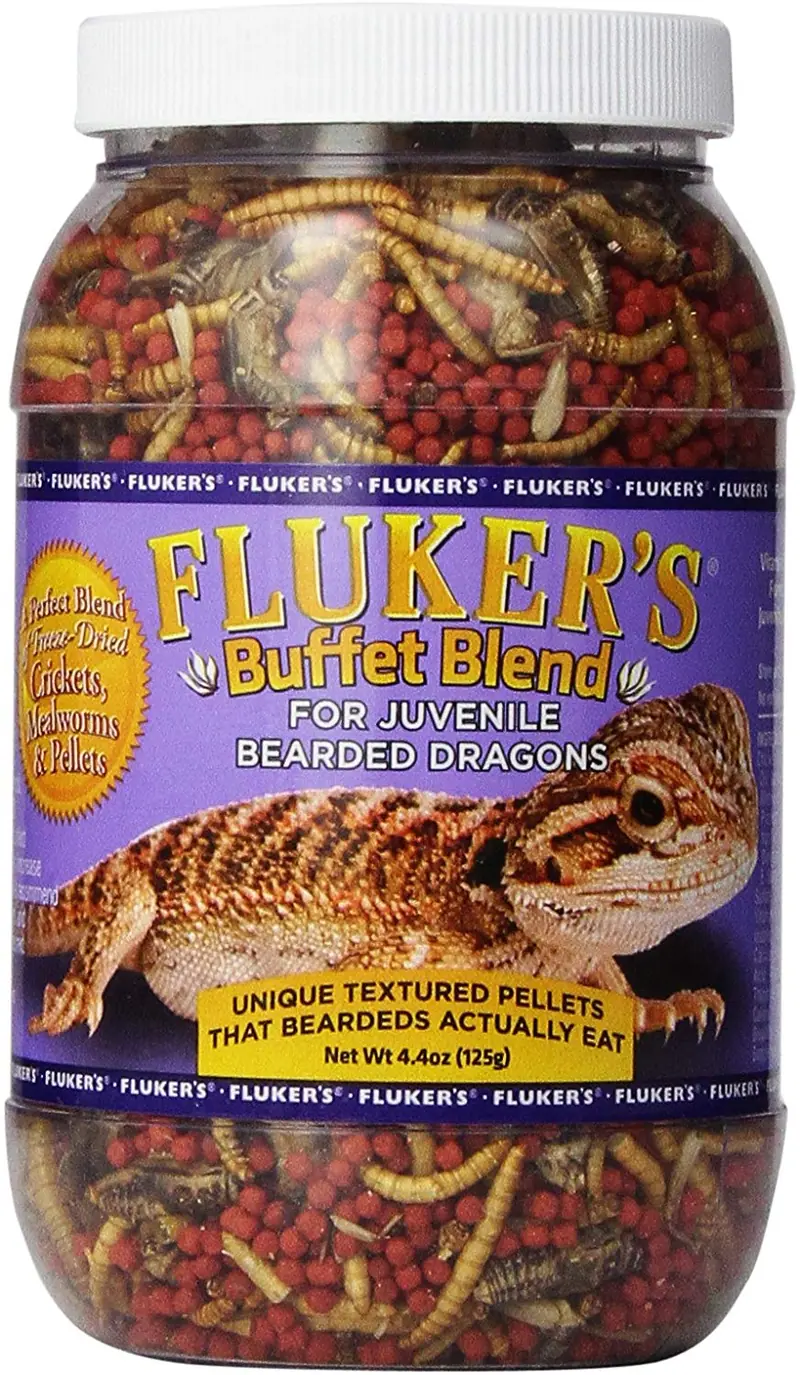 Fluker 76051 Buffet Blend Juvenile Barbudo fórmula Dragón, 4.4 oz