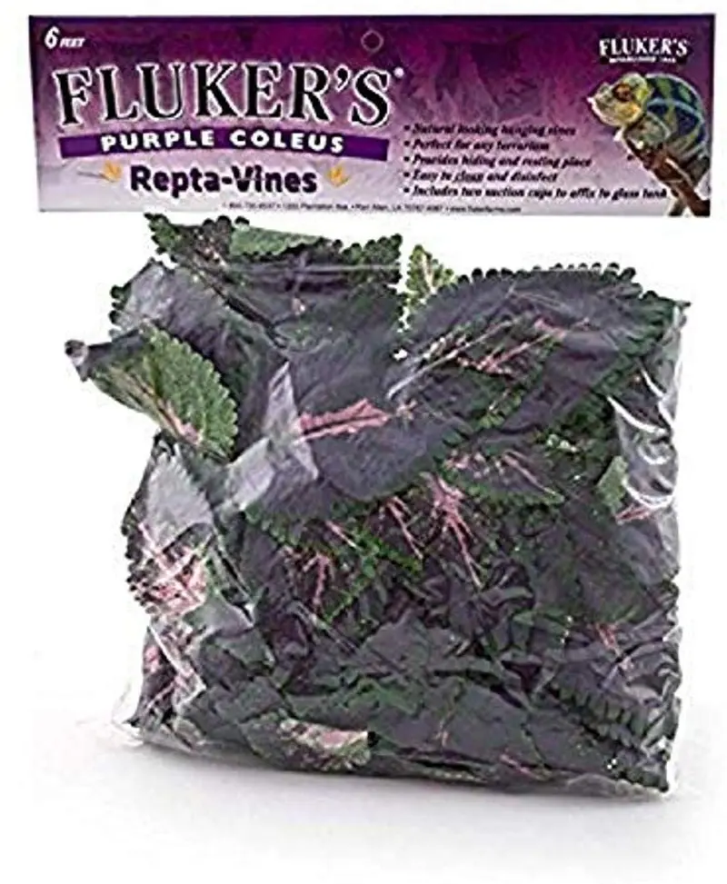 Fluker Coleus Repta Vines Púrpura para Reptiles y Anfibios
