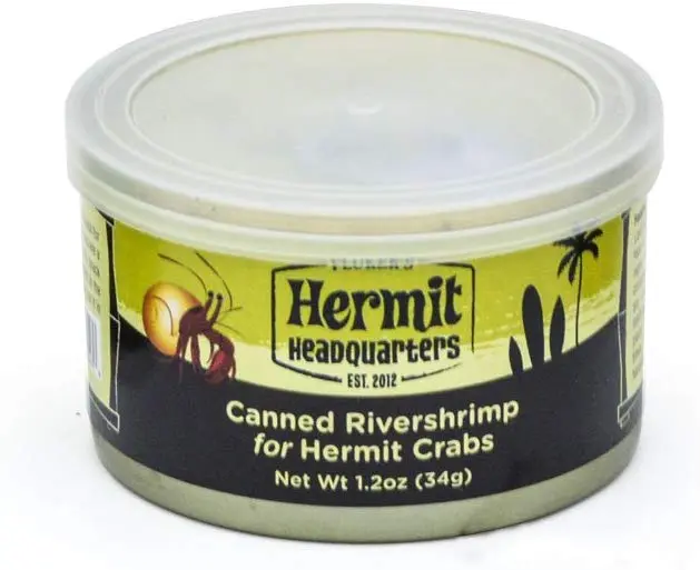 Fluker de conservas de Río Camarón Treat para Hermit Crabs