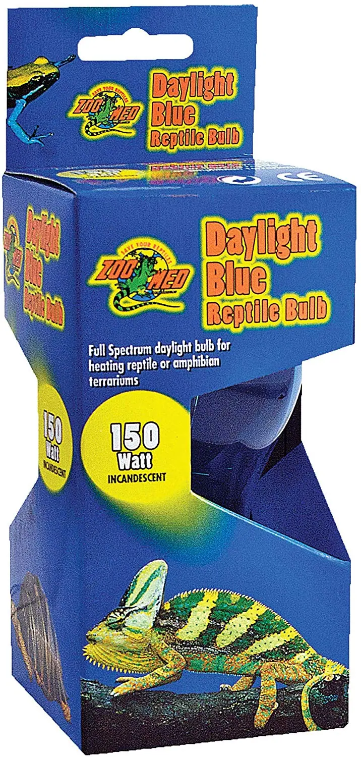 Fluker Labs sfk22404 Luz de día foco incandescente para Pet hábitat de reptiles, 150-watt, Azul