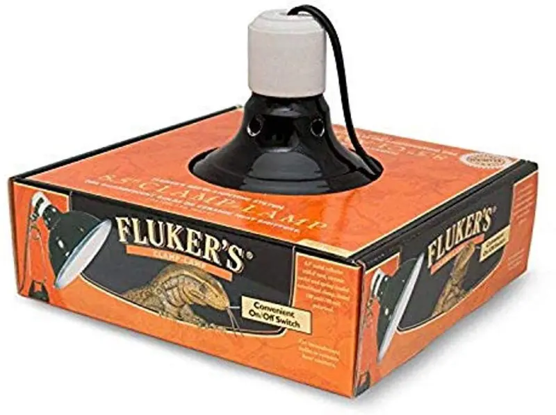 Fluker's 27002 Repta-Clamp Lámpara con interruptor para Reptiles, 5.5 pulgadas