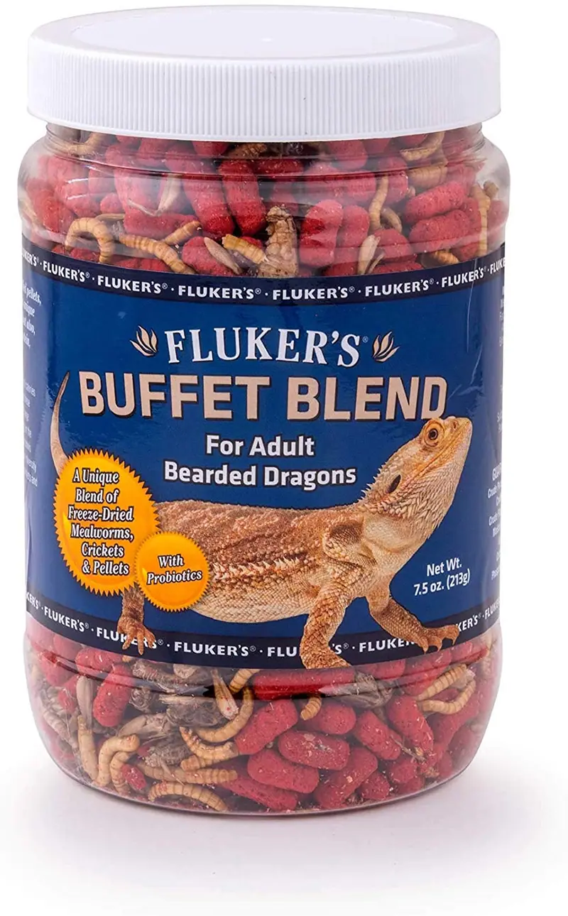 Fluker's 76041 - Mezcla de buffet para adultos, fórmula de dragón barbudo, 2.9oz