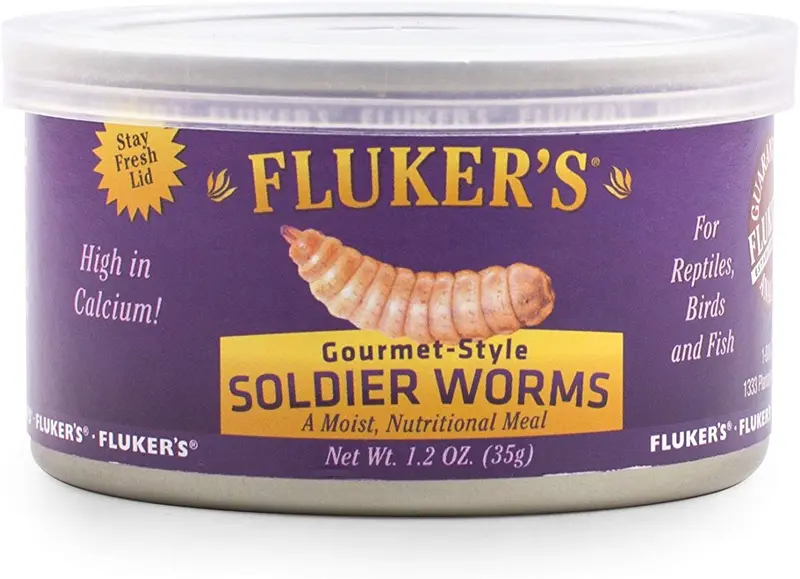 Fluker's 78004 Gourmet - Gusanos de soldar para reptiles (0,35 ml)