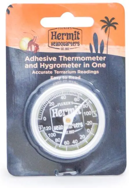 Fluker's Hermit Headquarters Thermometer & Hydrometer Combo