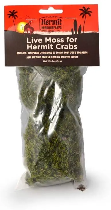 Fluker's Live Moss for Hermit Crabs, 0.5-Ounce