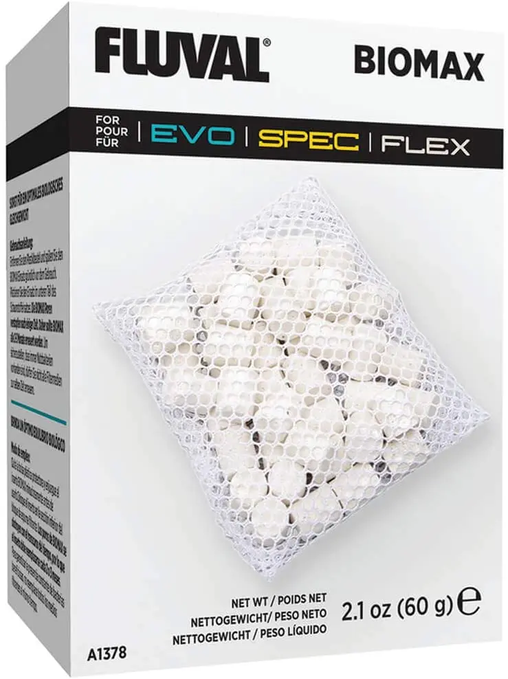 Fluval SPEC Biomax - 2.1 onzas, Blanco