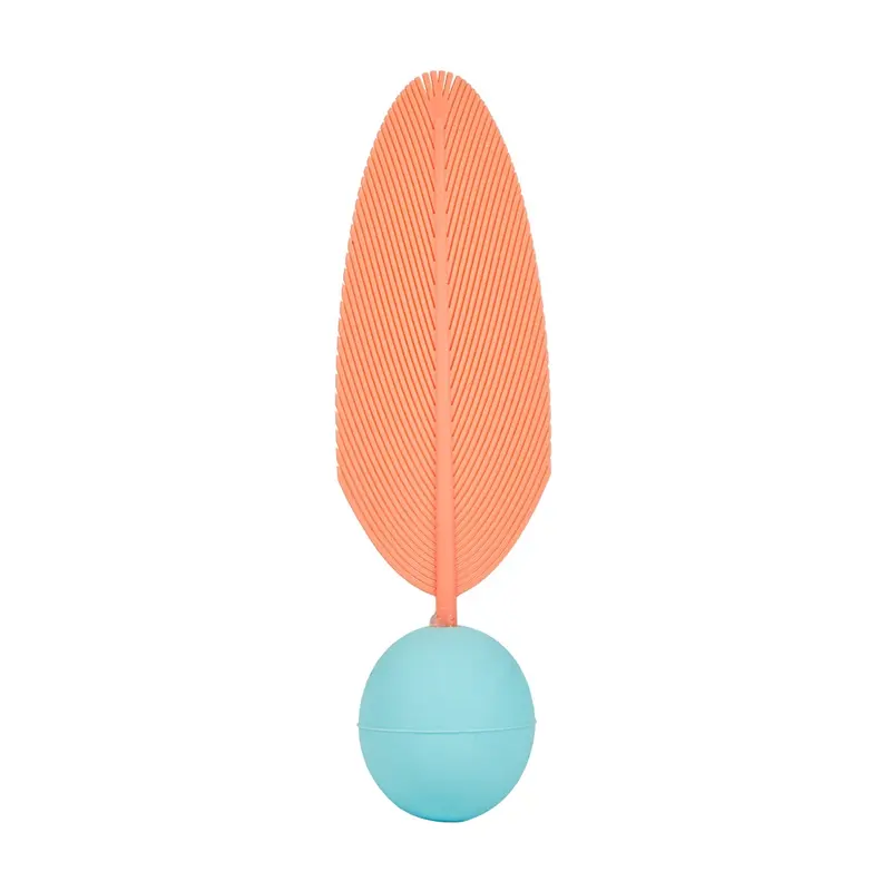 Freedog Bounce Feather juguete de silicona con plumas para gatos