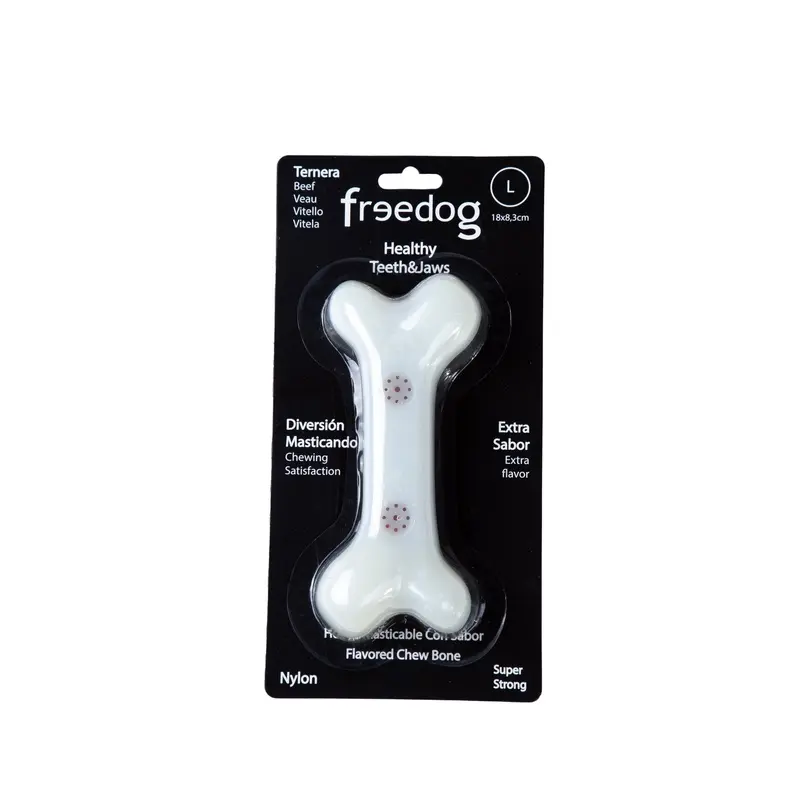 Freedog Hueso Dur de nylon Sabor Ternera