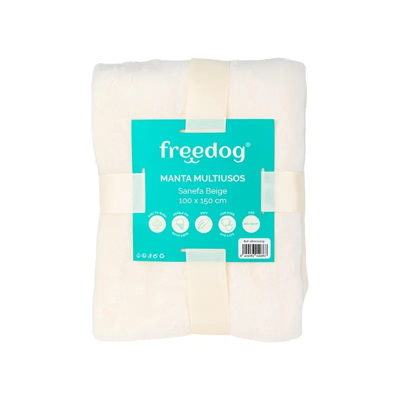 Freedog Manta Multiusos Sanefa Beige 100 × 150 cm