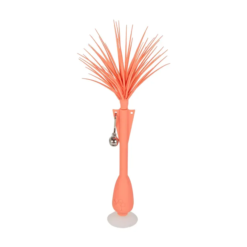 Freedog Meadow Feather juguete de silicona con ventosa para gatos