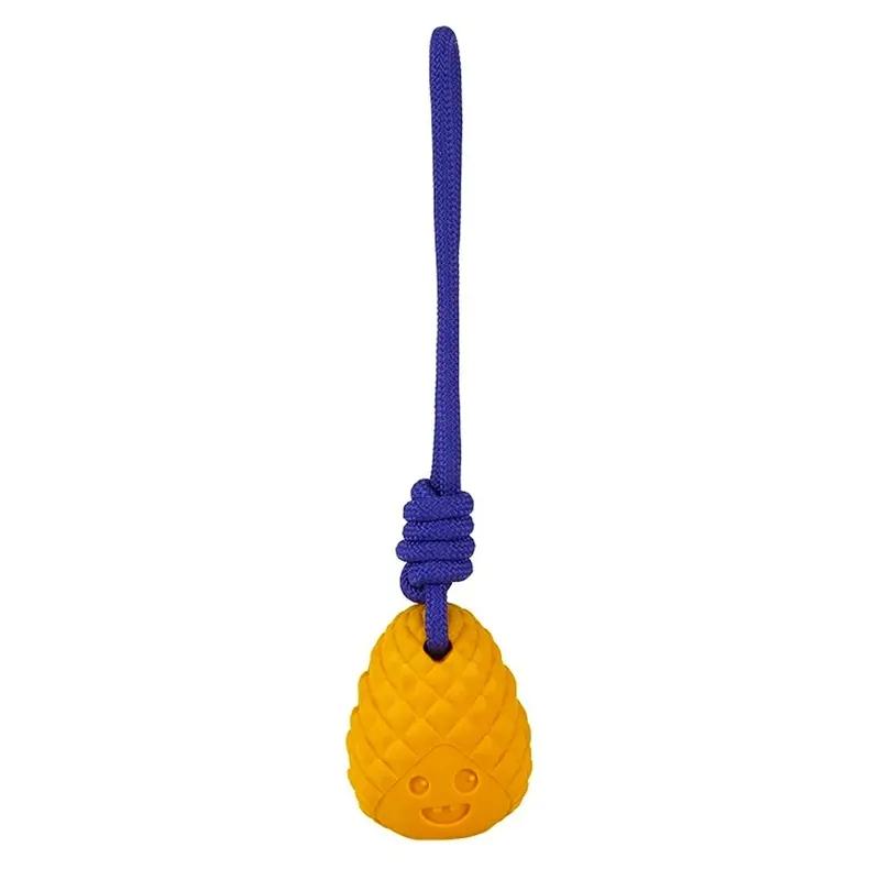 Freedog Mordedor Piña Zygo Amarillo y lila 30,7x7,2x7,2 cm