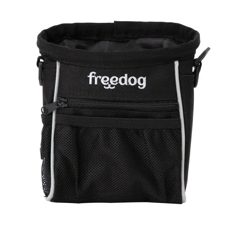 Freedog Snack Bag Negra y gris 18,5x15 cm