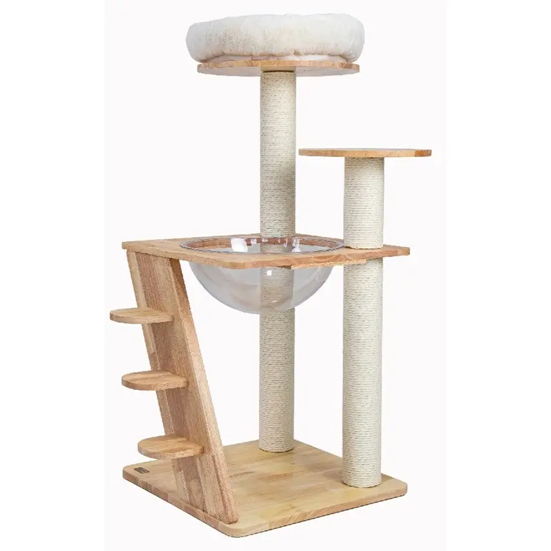Freedog Timbertail Nest Marrón 48x48x110 cm