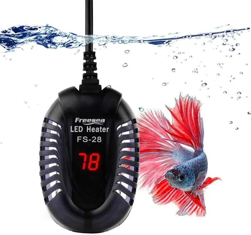 Freesea - Calentador sumergible para acuario (50 W, 75 W, 100 W) con pantalla LED de temperatura