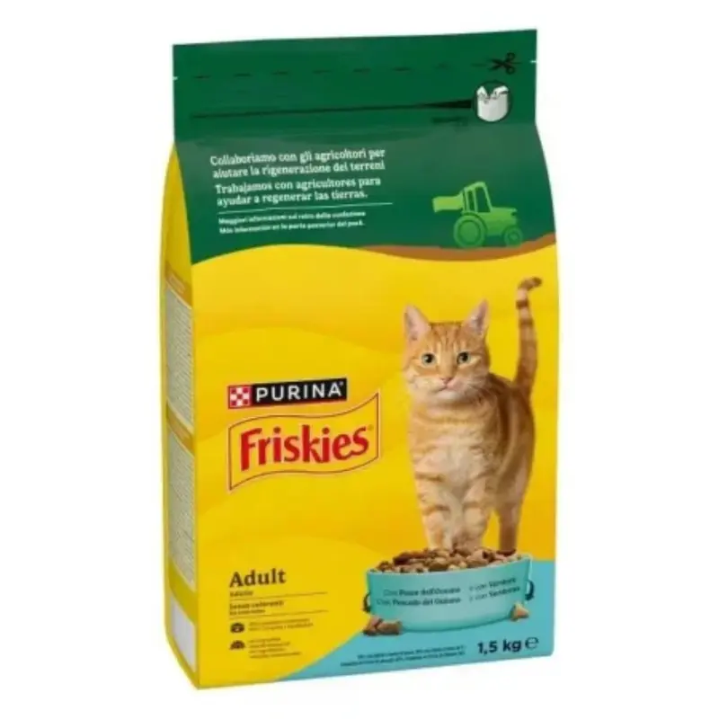FRISKIES GATO ADULTO ATUN Y VERDURAS 1.5 KG