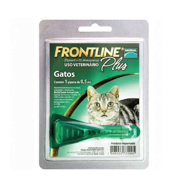 Frontline Plus Gatos 0.5 ml