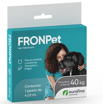 FrontPet Perros más 40 kg ( 1 Pipeta 4.02 mL - Fipronil - Pulgas y Garrapatas ) DESCONTINUADO