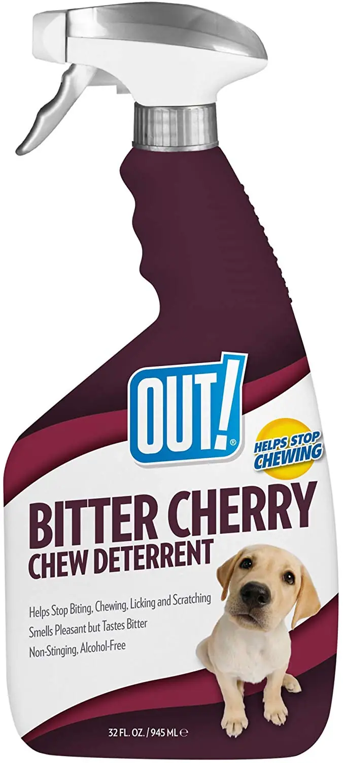 Fuera. Amargo Cherry disuasorio Mordedor para perros, 32 oz