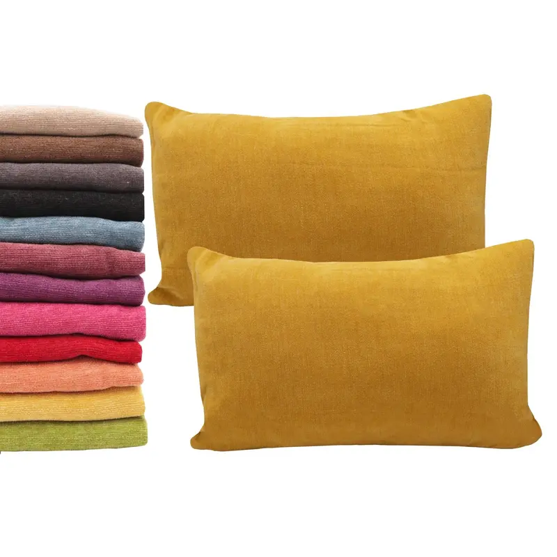 Funda para cojín Chenilla rectangular (Pack 2)