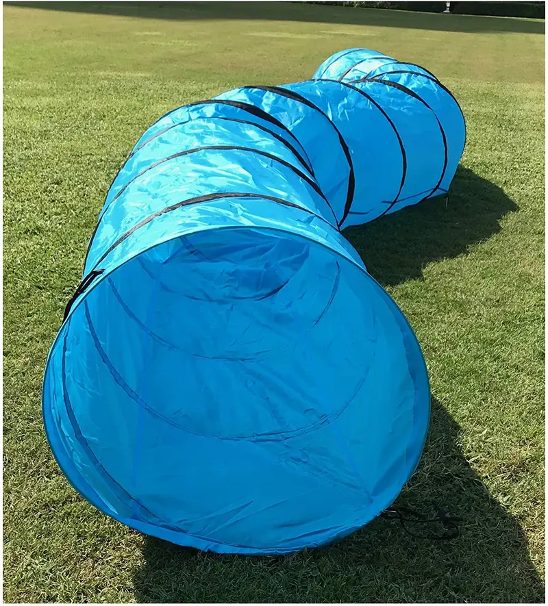 furryfriends 18 foot Premium Pet Agility túnel, al aire última intervensión y el ejercicio equipo de entrenamiento para perros, perritos y otros animales