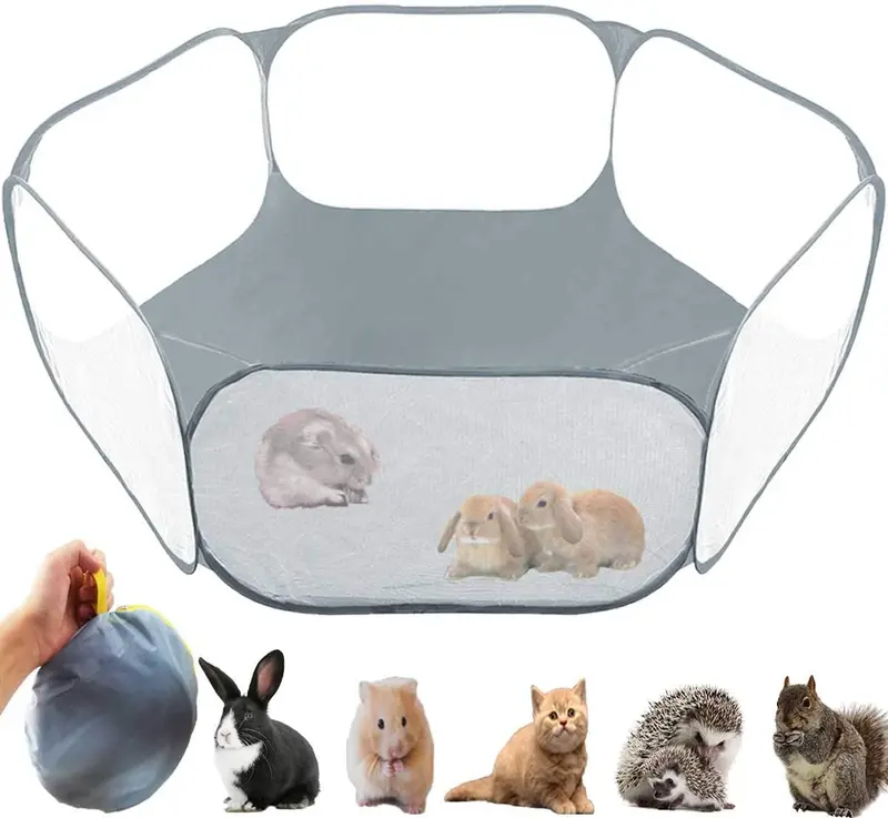 GABraden - Tienda de campaña para animales pequeños, jaula para reptiles, transpirable, transparente, para mascotas