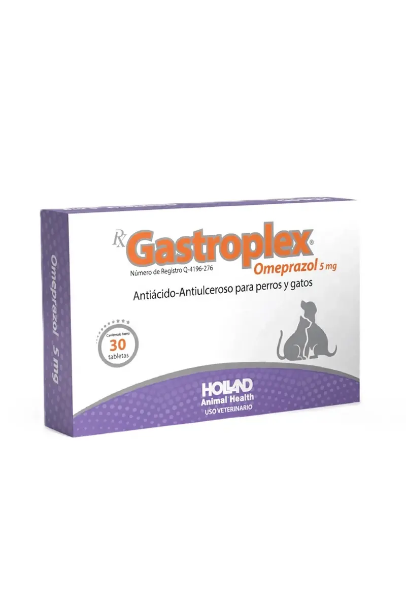 Gastroplex 5 mg 30 Tabletas ( Omeprazol )