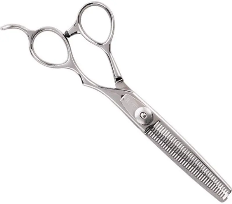 GEIB de acero inoxidable pequeño mascota Gator 40-dientes Blending Tijeras, 6 – 1/2-inch