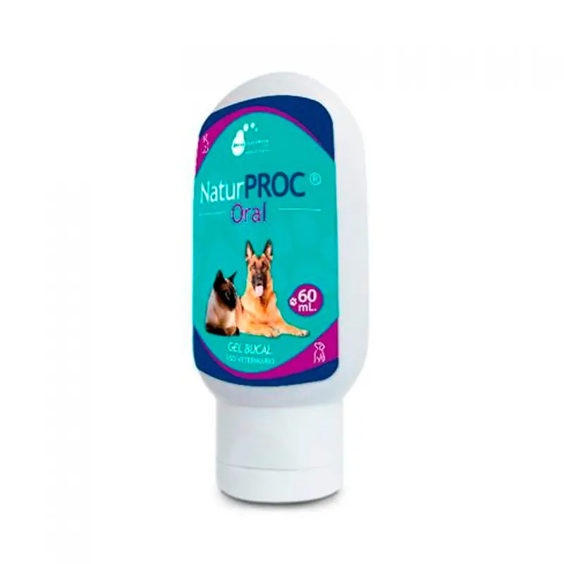 Gel Bucal Naturproc Para Perro Y Gato 60 Ml