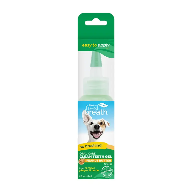Gel Dientes Perros Sabor Mantequilla De Mani 2 Oz