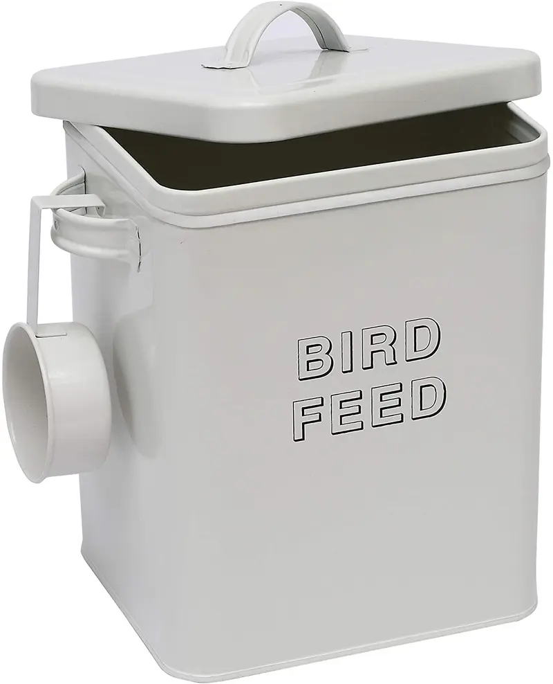 Geyecete - Comedero para pájaros, tarro de comida para mascotas