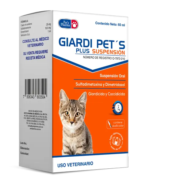 Giardi Pets Plus Suspesión Gatos 60 mL ( Giardipets )