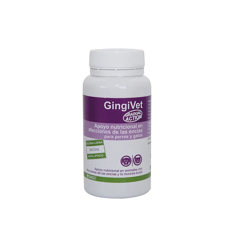 GingiVet 60 Comprimidos | Salud Bucal para Perros y Gatos