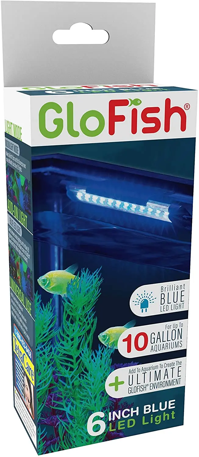 GloFish 29013, luz LED para acuario, 6 pulgadas, color azul