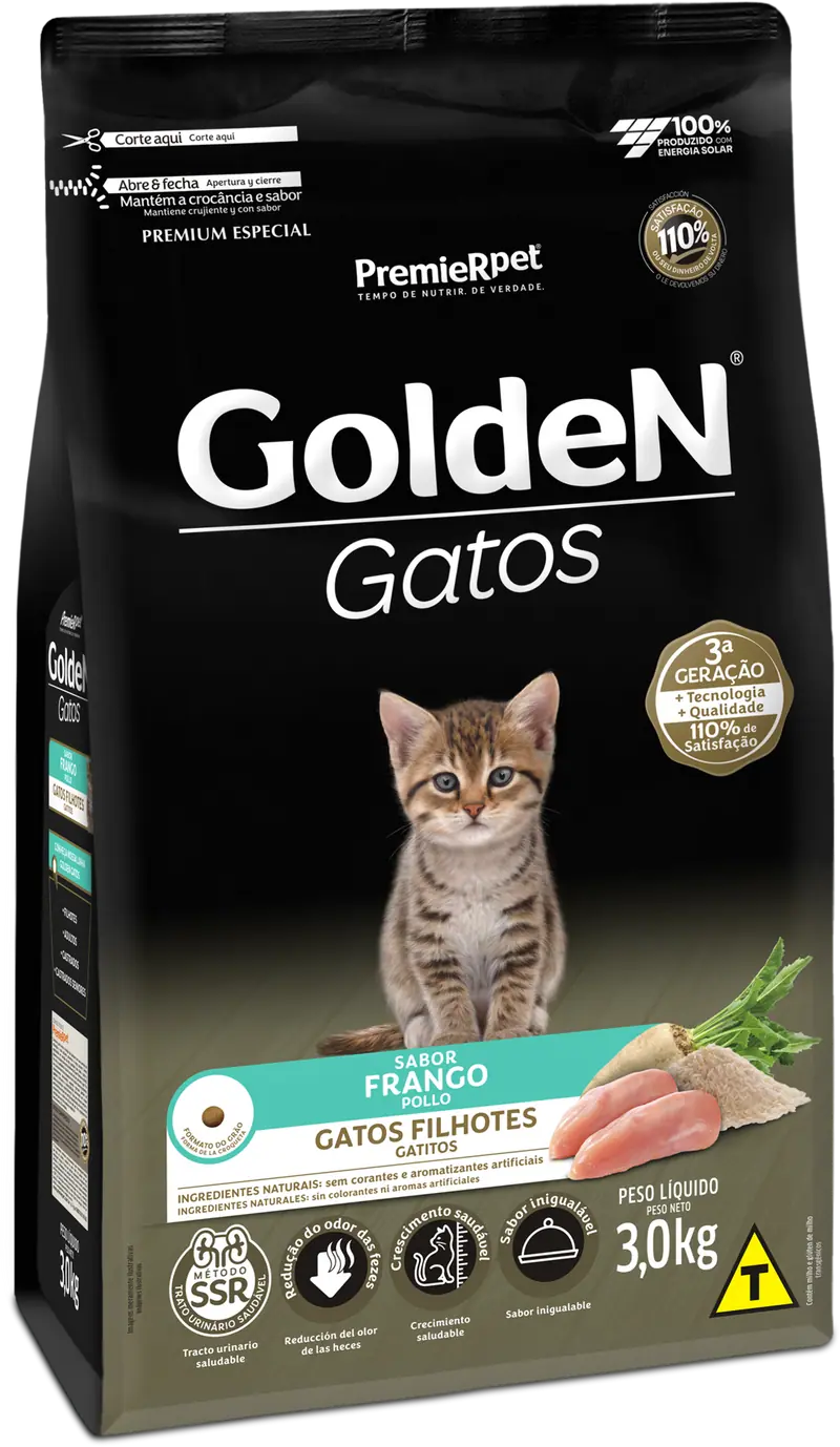 Golden Gato Cachorro Pollo