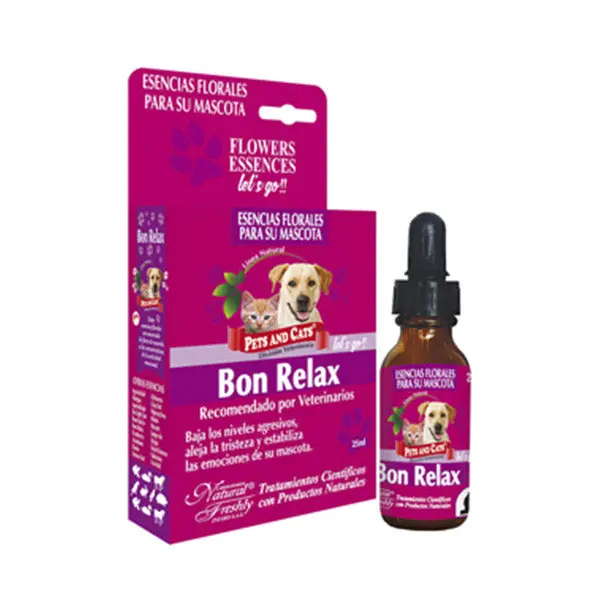 Gotas Tranquilizantes Para Perros Y Gatos Bon Relax X 25 Ml