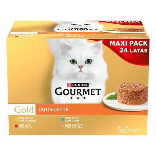 GOURMET MAXIPACK GOLD TARTELETTE SURTIDO 24x85GR