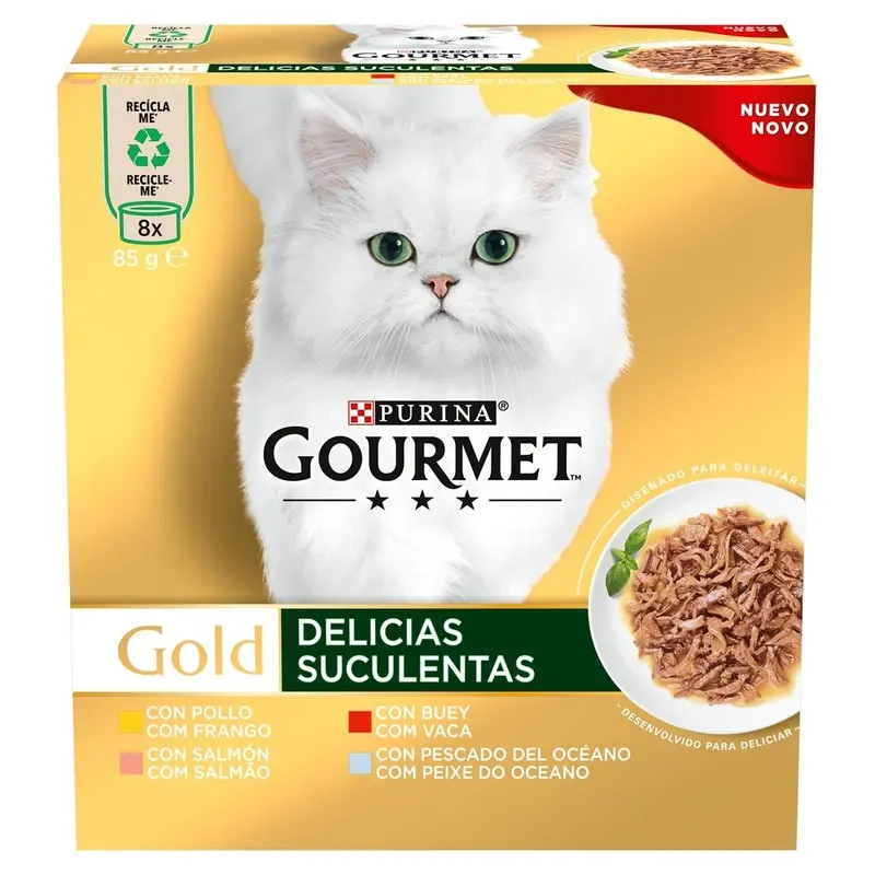 Gourmet Purina Gato Gold Delícias Suculentas