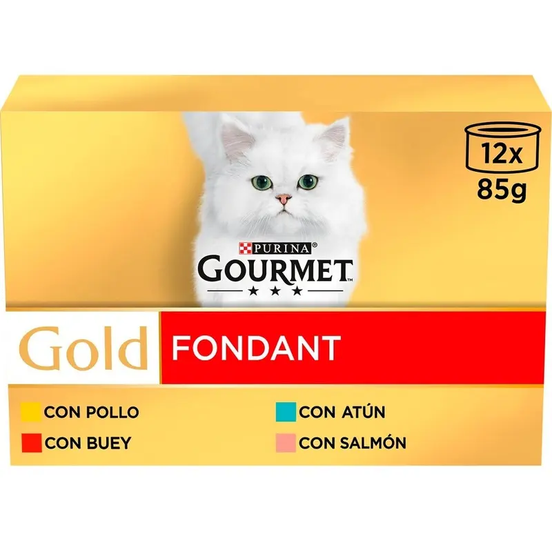 Gourmet Purina Gato Gold Fondant 12x85gr