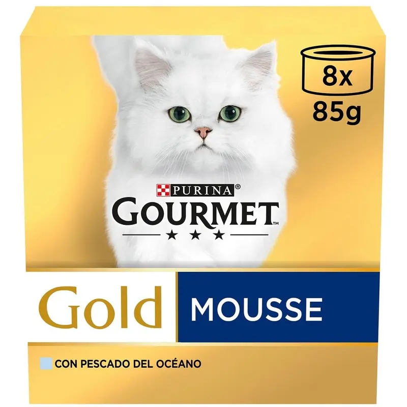 Gourmet Purina Gato Gold Mousse Pescado