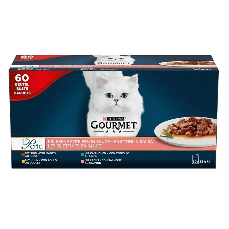 Gourmet Purina Gato Perle Multipack 60x85gr