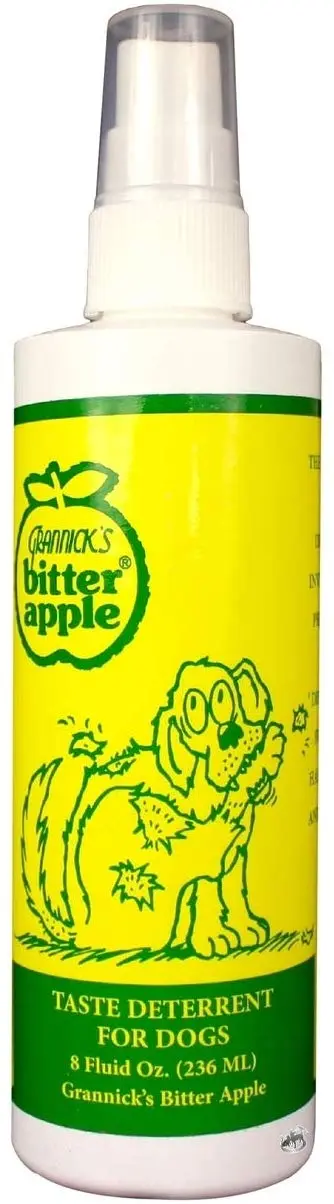 Grannicks - Disuasorio de sabor a manzana amarga para perros