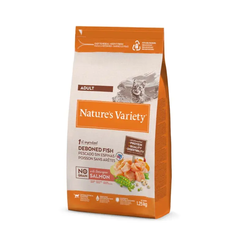 GS NATURE´S V. NO GRAIN ADULTO SALMON 1,25KG