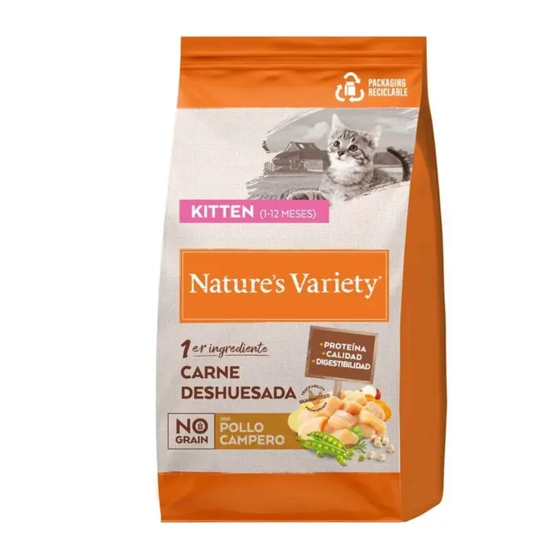 GS NATURE´S V. NO GRAIN KITTEN CHICKEN 1,25KG