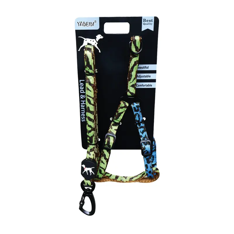 Guia y Arnes Color Leopardo 48"
