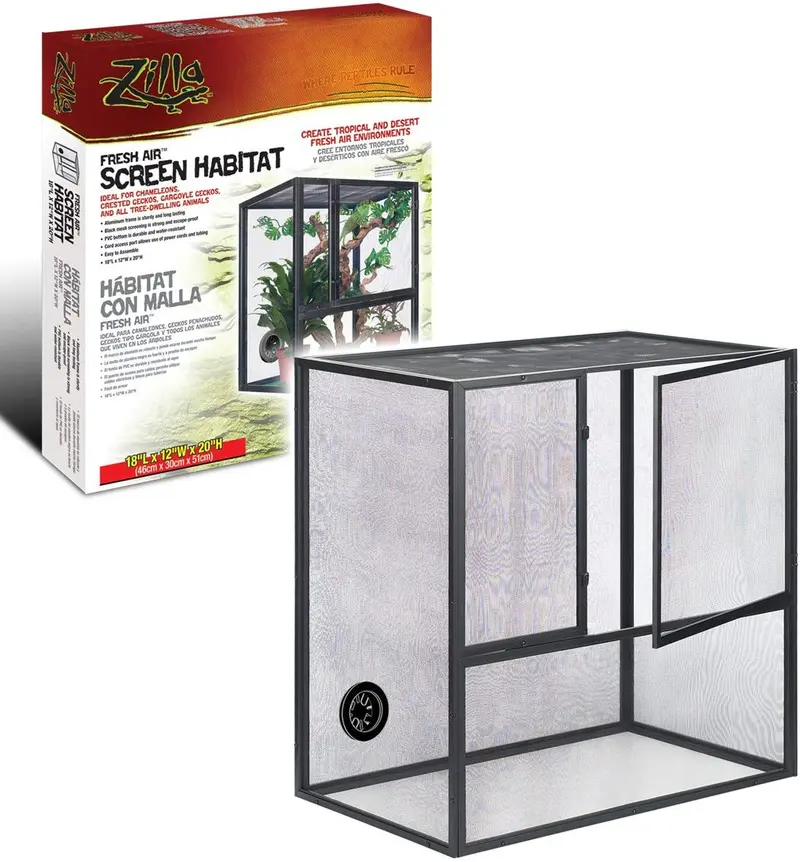 Hábitat para reptiles de malla Fresh Air de Zilla
